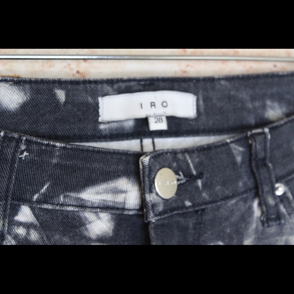 IRO Reighton Skinny Jeans Tie Dye Crystal Pattern - Picture 4 of 10